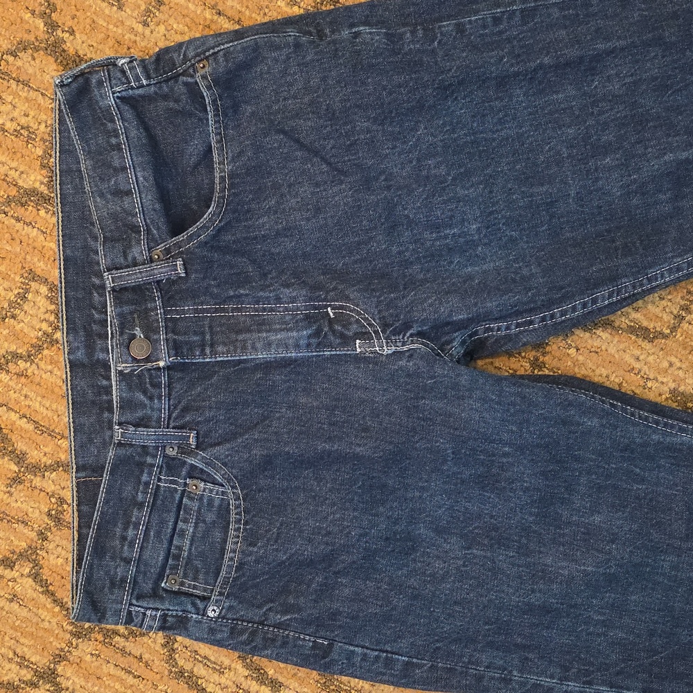 Levi Strauss 559 Jeans Size 34X34 Dark Blue - Picture 2 of 12